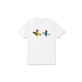 thumbnail image 1 of Fun Quirky Statement Chicken & Penguin Graphic Tees - urban Streetwear Printed T-Shirts for everyday Casual Fashion Lovers For Women For Men [180G 100% cotton, lightweight and breathable, soft an, 1 of 6