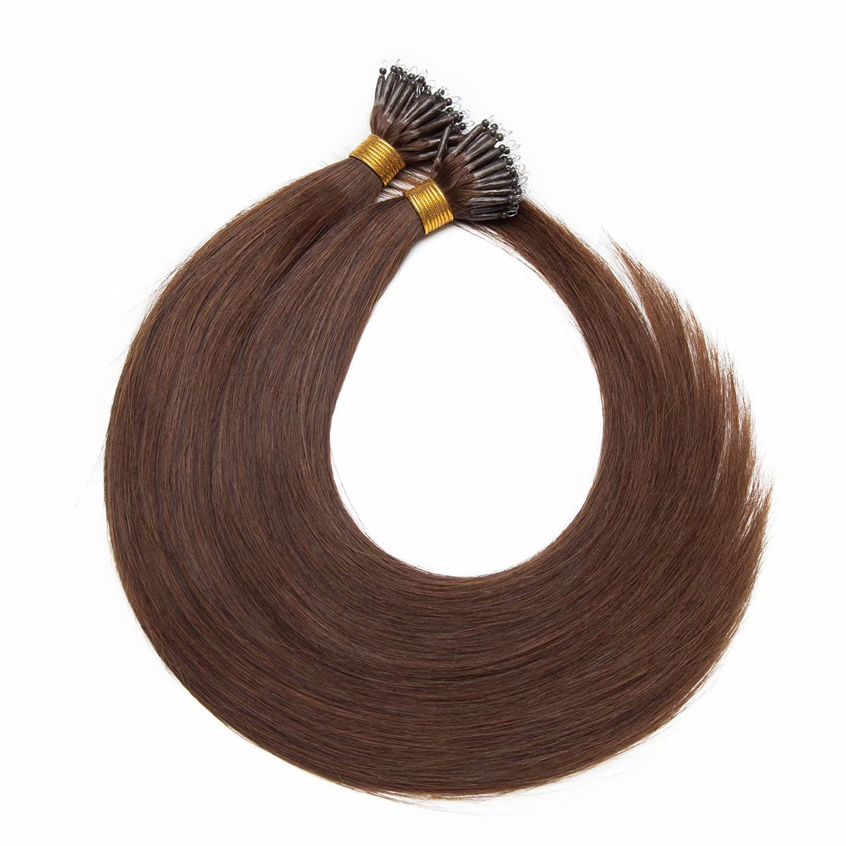 MY-LADY Nano Ring Beads Human Hair Extensions Micro Loop tip Russian Hair Highlight Hairpiece 16"-24"