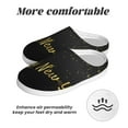 thumbnail image 6 of Kdxio Happy New Year Women's Men's Slippers Plush Slip-On House Slipper for Winter Indoor Soft Cushion Non-slip Fluffy Slides Slippers-8, 6 of 7