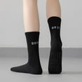 thumbnail image 6 of 3 Pair Combo Sale Anti Slip Crew Socks with Grip Soles and Ribbed Cuffs in Multiple Color Options - 3 pcs-G, 6 of 7