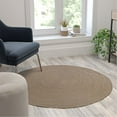thumbnail image 2 of Flash Furniture Round Modern Natural Area Rug, 4', 2 of 7
