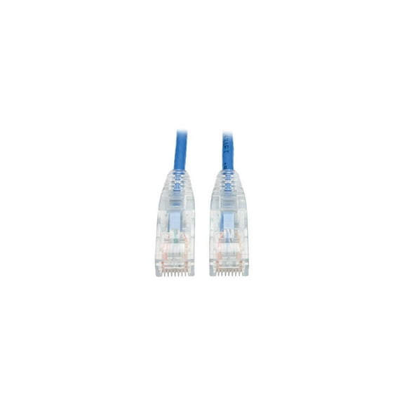 Tripp Lite 3ft Cat6 Gigabit Snagless Molded Slim UTP Patch Cable, Blue