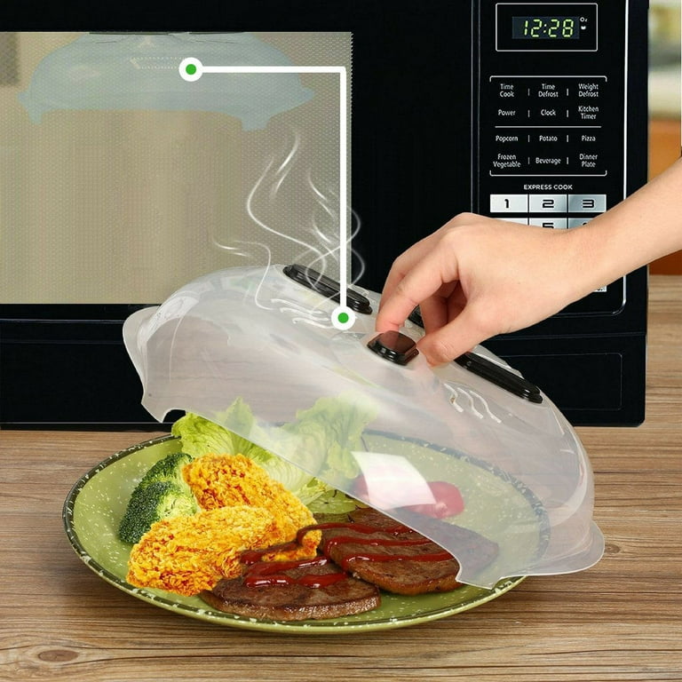 Microwave Splatter Cover Microwave Cover for Food Large Microwave Plate  Food Cov