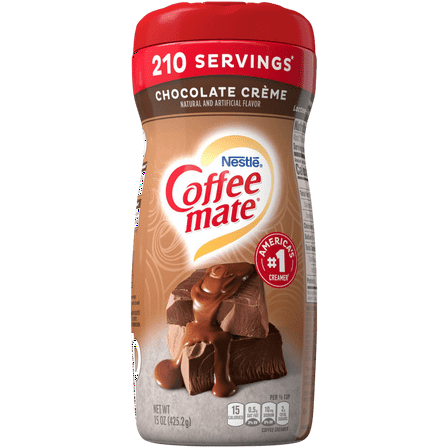 Coffee mate Chocolate Crème Powder Coffee Creamer 15 oz – Rich Chocolate Flavor Non-Dairy Creamer by Nestlé