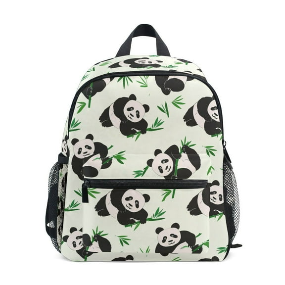ALAZA Panda Green Leaves School Backpack Small Bookbag Mini Bags
