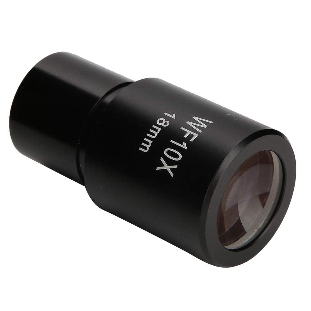 WF10X/18mm Lenses Biological Microscope Wide-Angle Eyepiece Optical Lenses with Scale for Biological Microscopes Eyepiece 