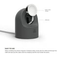 thumbnail image 3 of Apple Watch Stand Charging Dock - Compatible with Apple Watch Series Ultra/10/9/8/SE2/7/6/SE/5/4/3/2/1 (49mm, 45mm, 44mm, 42mm, 41mm, 40mm, 38mm), Simple Design (Dark Grey), 3 of 9
