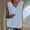 Blue, variant on SNKSDGM Female White Tank Top Woman with Built in Bra Ribbed Women T Shirts Women's Linen Tank Top Casual V Neck Solid Color Sleeveless Summer Basic Camisole Xxl