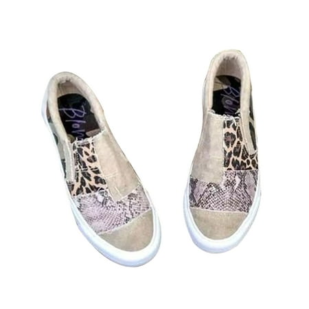 

Lacyhop Women s Leopard Print Loafers Slip On Casual Flat Shoes