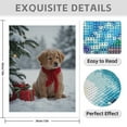 thumbnail image 3 of Diamond Art Kit for Adults, Festive Puppy Winter Scene Diamond Painting for Adults Beginners, DIY Diamond Art Painting Kits, 5D Diamond Painting Crafts for Home Decor 12x16 Frameless, 3 of 7