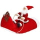 thumbnail image 2 of Disfraz de Navidad para Perro Disfraz de Papá Noel para Perro Disfraz navideño para Perro Gato Ropa navideña para Mascotas Correr Papá Noel Montando una Mascota para Perros medianos a Grandes (L) brillar  Electrónica, 2 of 4