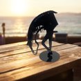 thumbnail image 1 of Kissing Horse Sculpture Modern Sculpture Outdoor Rural Metal Art Men'S Gift, 1 of 6