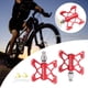 thumbnail image 3 of Pedales de plataforma plana para bicicleta, rosca de 14 mm, componentes de aleación de aluminio para bicicletas de montaña. rojo, 3 of 9