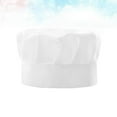 thumbnail image 1 of OULII 1Pack Chef Hat for Adults Cotton with Adjustable Design for Home Baking White, 1 of 5