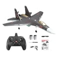 thumbnail image 2 of Avión de 6 ejes con Control remoto, avión profesional de 4 canales con mantenimiento de altitud - Avión teledirigido avanzado con control remoto y 2 baterías con luz, 2 of 8
