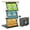 Brown, variant on M&T Displays Foldable Counter with Steel Literature Holder and Carrying Bag, Magazine Rack, Brochure Display Stand, Catalog Leaflet, Flier for Fair, Conference, Showroom (Black, 2x(8.5x11))