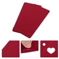 thumbnail image 3 of Unique Bargains 2 Pcs Self-Adhesive Repair Patches Wine Red Polyester Cotton, 3 of 5
