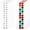 Colorful, variant on A-Z 26 White Letters Tabs Sticky Alphabet Tabs, 260 Pcs Self Adhesive Page Tabs Alphabetical Tabs Indexes for Books, Dictionary, Notes, File (10 Sheets)