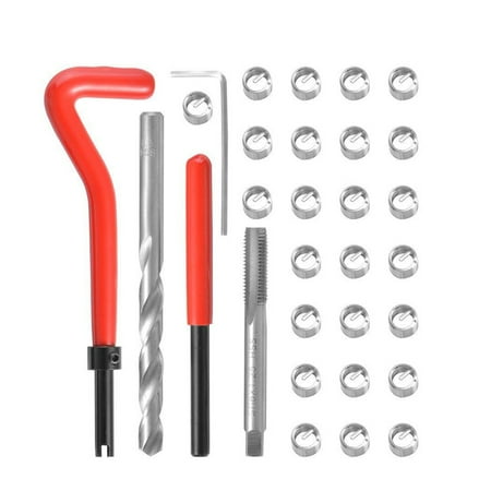 

Eccomum 30Pcs Metric Thread Insert Kit M5 M6 M8 M12 M14 Helicoil Car Pro Coil Tool M8 * 1.25