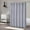 Grey, variant on Yesfashion Soft Microfiber Water Repellent Fabric Shower Curtain or Liner for Bathroom with Embossed Pattern