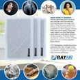 thumbnail image 4 of RAYAIR SUPPLY 20x30 Replacement Filter Pads Compatible with Air Ranger Air Cleaner 20x30 Refills (3 Pack) WHITE, 4 of 5