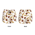 thumbnail image 6 of Goofa Baseball Sport Printed Women 2 in 1 Running Shorts,Quick Dry Athletic Workout Shorts,High Waisted Athletic Shorts with Liner Pockets-Small, 6 of 9
