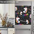 thumbnail image 6 of Coolnut Unicorn Dishwasher Magnet Cover, Magnetic Refrigerator Panel Decal Wash Machine Front Door Decorative Cover for Home Kitchen Farmhouse Decor, 23"x 26", 6 of 6