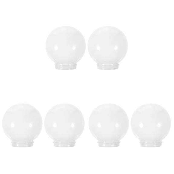 6 pcs  Acrylic Global Lampshade Ceiling Lamp Shade Replacement Outdoor Ball Lamp Shade