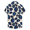 thumbnail image 6 of oelaio Mens Hawaiian Shirt Short Sleeve Floral Button Down Shirts Tropical Holiday Beach Shirts Multicolor XXXL, 6 of 7