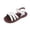 White, variant on Ruyang Roman Sandals for Baby Girls Open Toe Cross Strap Rubber Sole Shoes Summer Lightweight Soft Sole Beach Sandals