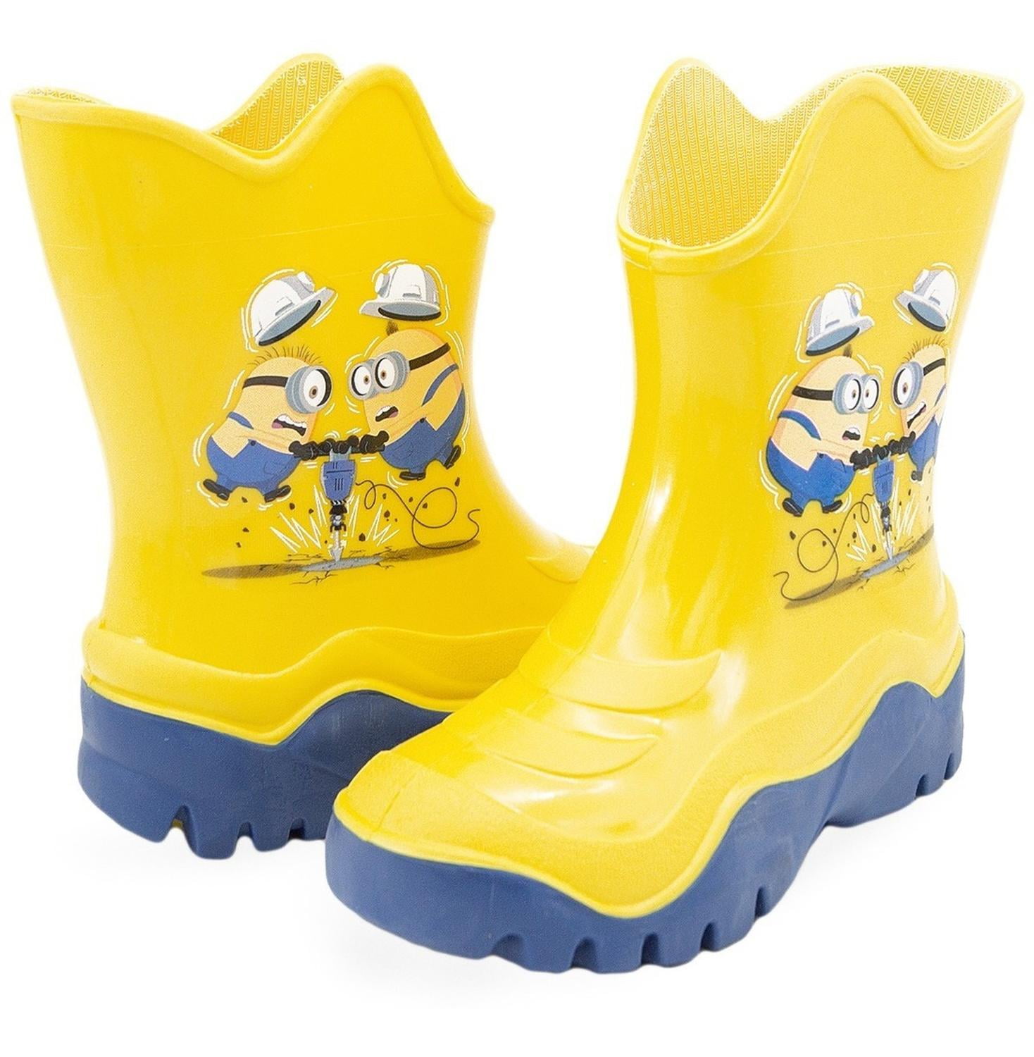 Bota Lluvia Minions Bubble Gummers Comic Amarilla 13-21 amarillo
