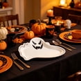 thumbnail image 6 of Yhmxh 10Pcs Halloween Disposable Paper Plates, Cute & Spooky Ghost Shaped Party Supplies, Decorative Disposable Snack Dessert Plates for Halloween Trick or Treat Party, Birthday, Table Decorations, 6 of 6