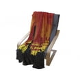 thumbnail image 4 of Teen Room Soft Flannel Fleece Throw Blanket, Men Playing Baseball in the Town City Park Tall Buildings Urban Scenery, Cozy Plush for Indoor and Outdoor Use, 50" x 60", Red Yellow Black, by Ambesonne, 4 of 6