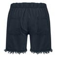 thumbnail image 4 of Afuyipoi ​Girls Soft Cotton Denim Shorts（4-14 Years）, Toddler Cute Summer Jeans Shorts with Elastic Waist and Pockets Black Size 5, 4 of 9