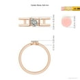 thumbnail image 4 of ANGARA Natural Diamond Solitaire Split Shank Ring in 14K Rose Gold for Women (Size-6x4mm| Color-K| Clarity-I3) | April Birthstone, Anniversary, Jewelry Gift for Women | Natural Diamond Ring, 4 of 9