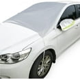 thumbnail image 1 of Cubierta de parabrisas para hielo y nieve, cubierta de nieve para parabrisas de coche, cubierta de hielo para parabrisas con cubiertas de espejo lateral (plateado), 1 of 5