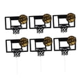 GETAJGHSD Basketball DIY Cake Topper Non-Toxic Decoration for Birthdays ...