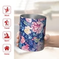 thumbnail image 5 of 12oz Coffee Tumblers Pioneer Flower Floral Print Pattern Stainless Steel Vacuum Insulated Travel Tumbler Coffee Cups Mug with Lid and Straw with Cleaning Brush for Cold & Hot Drinks, 5 of 5