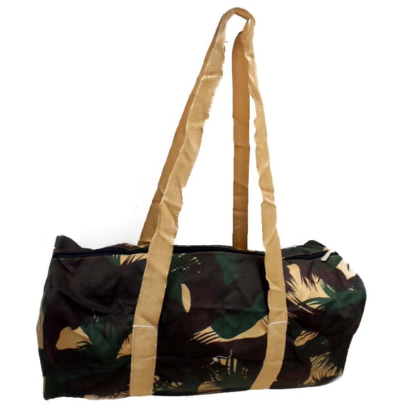 ARTIST'S BEST 18" Woodland Camouflage Zippered Tote Bag | Multifunctional & Stylish | 18" x 6" x 7.25" Size| Includes 12" Extended Handles | Ideal for Camping, Travel & Storage