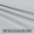 thumbnail image 3 of Light Gray Pillowcases Soft Microfiber Pillow Case with Zipper Queen, 2 Pack, 3 of 8