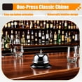 thumbnail image 4 of Desk Bell Call Bell Teacher Bell Ringing Bell for Service Hand Held Bells School Bell Dinnerbells Wedding Bells for Hotels Schools Restaurants Hospitals Warehouses 4-Pack Design 1, 4 of 6