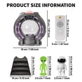 thumbnail image 3 of Dacnod Galaxy Northern Lights Projector Plasma Ball Night Light Aurora Projector Remote Control White Noise Bluetooth Speaker Aurora Projector,Night, 3 of 7