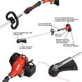 Straight Key Shaft Echo, Gas String Trimmer, SRM-2620T, 17