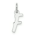 thumbnail image 1 of Pendentif Breloque Collier Monogramme Prénom Initiale Lettre F Délicat en Argent Sterling 925, 1 of 8