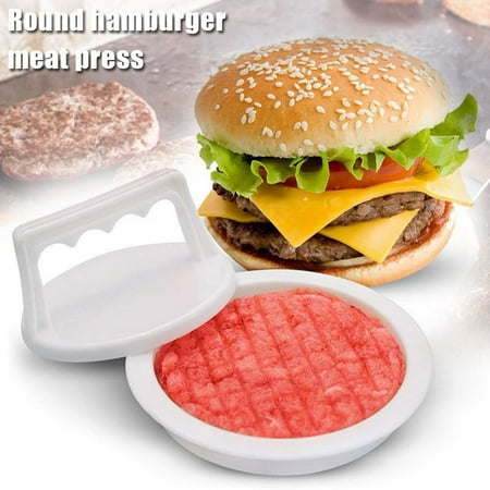 

Burger Press Food-Grade Plastic Hamburger Meat Beef Grill Burger Press Patty Maker Tool Round Shape Hamburger Press