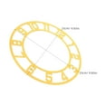 thumbnail image 2 of unbranded Adhesivo De Pared Redondo Dorado Con Superficie Acrílica Para, 2 of 8