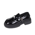thumbnail image 1 of Cathalem Ballerines à Boucle Talon Bloc Chaussures Décontractées pour Femmes, Noir 39, 1 of 4