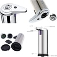 thumbnail image 4 of Stainless Steel Electric Soap Dispenser with Base, Waterproof Automatic Soap Dispenser, Infrared Sensor and Adjustable Switch, 4 of 5