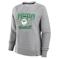 thumbnail image 2 of Women's Fanatics Heather Gray New York Jets Hit Hard Fleece Pullover Sweatshirt, 2 of 3