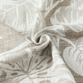 thumbnail image 5 of Lush Decor Bali Tropical Leaves Shower Curtain Single 72" W x 72" L Neutral - Tropical Bathroom - Brown Bath Curtain -Coastal Decor, 5 of 7